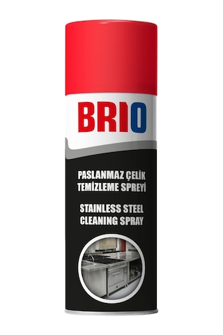 Brio Paslanmaz Çelik Temizleme Spreyi 2'li 400 Ml