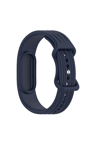 Caseonn Google Fitbit Air Kordon Premium Silikon Spor Kayış Lacivert