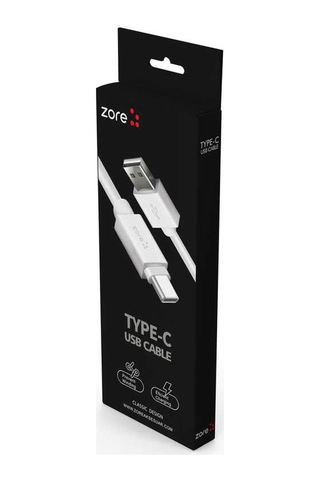 Mobilefix Beyaz Z-39 Type-c Kablo