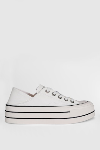 Lufian Pamela Kadın Sneaker Ayakkabı Beyaz Beyaz 121230091100500