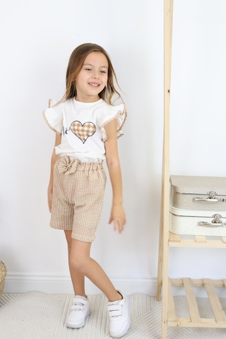 Miababy Jet Love Baskılı İkili Takım Sütlü Kahve