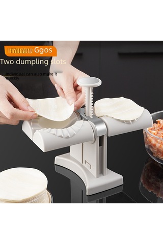 Hombey Evde Hamur İşlemleri İçin Çift Uçlu Otomatik Manti/halka Hamur Kalıbı - Pratik Mutfak Aleti Pp Malzeme Diğer