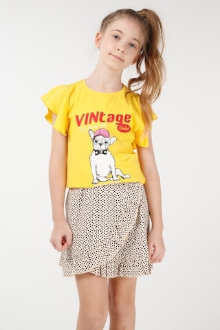 Brz Kids Kız Çocuk Etek Ekru