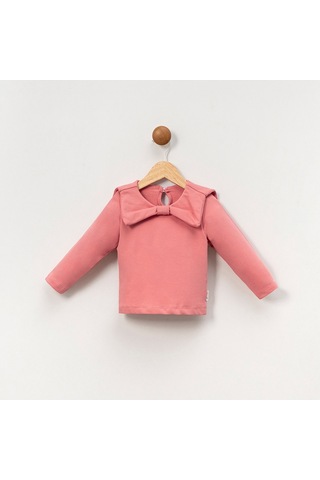 Overdo Kids Kız Çocuk 1-4 Yaş Fiyonk Yakalı Sweat Çok Renkli