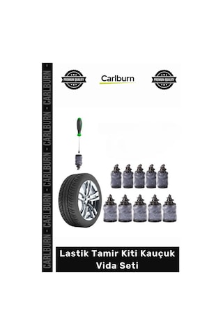 Lastikkiti Profesyonel Hızlı Pratik Otomobil Motosiklet Sızdırmaz Lastik Tamir Kiti Kauçuk Vida Set