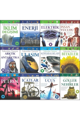 Tübitak Popüler Bilim Yakından Tanıyın 12 Kitap Set 14+Yaş