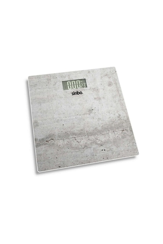 Sinbo SBS-4451 Baskül, Tartı, Dijital Terazi Beyaz Gri