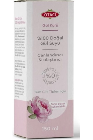 Otacı Gül Kürü Natural Doğal Gül Suyu 150 ML
