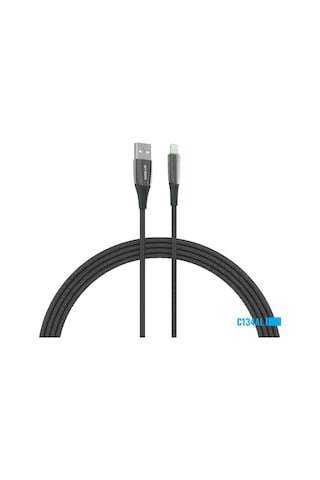 Syrox C134al Metal Ledli 2.4a Lightning Şarj & Data Kablosu