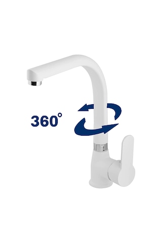 Venita Beyaz Aura Mutfak Eviye Batarya