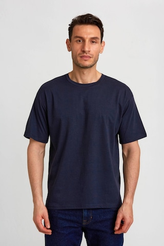 Bisse Basic Oversize Lacivert Erkek T-shirt Ts2410n24199 D39 Lacivert