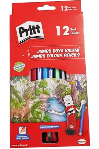 Prıtt Kuruboya Jumbo Üçgen Uzun 12 Li 1219733