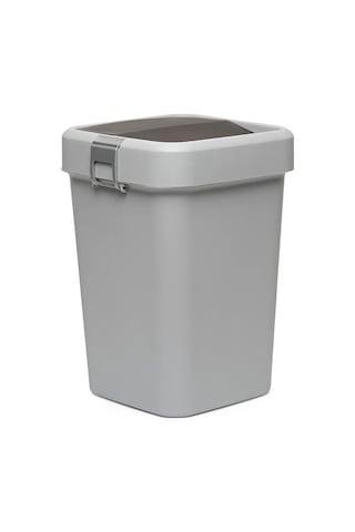 Koçtaş Comfort Kilitli Çöp Kovası 8 Litre Gri