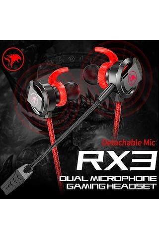 Xmowi Rx3 35mm Çift Mikrofonlu Oyuncu Kulaklık Gaming Kulaklığı- 5775