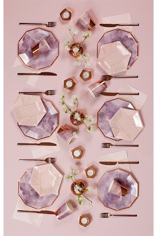 Harlow & Grey - Amethyst Peçete - 20'li