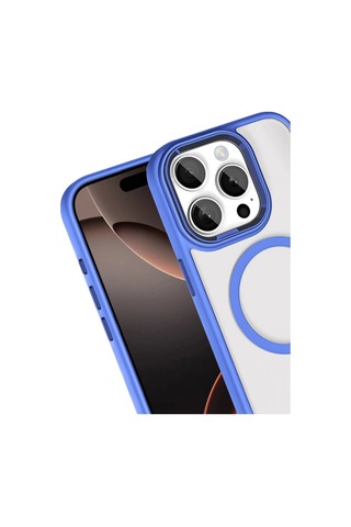 Joko Apple Uyumlu, iPhone 15 Pro Max Terea Magsafe Kapak - Mavi