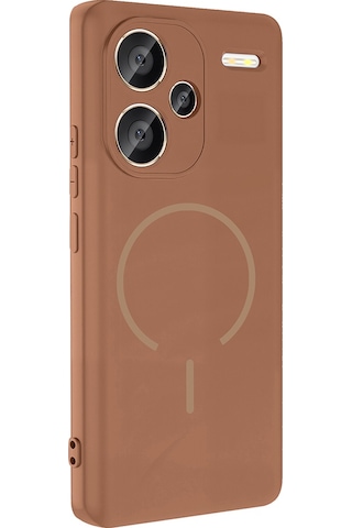 Redmi Note 13 Pro Plus 5g Kılıf M-safe Şarj Özellikli Msra Meta Kapak - Lacivert Lacivert