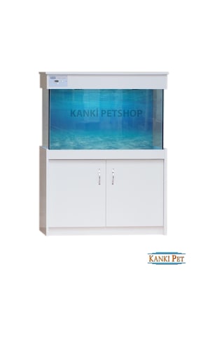 Kanki Pet 100 CM Mobilyalı Lüks Akvaryum Kumandalı Led Aydınlatma