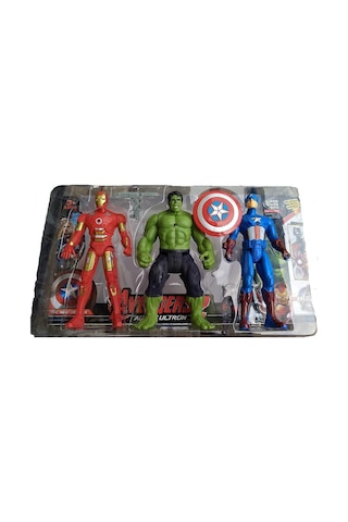 Avengers 2 Süper Kahraman Oyuncak 3'lü Projeksiyon Işıklı Aksesua