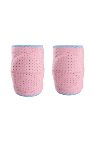 Konesam Erkek Kadın Dans Spor Koruyucu Dizlikleri - Kalın Sprey Yastık - Çarpma Dürtme Koruması - Pembe 2 Adet Pembe