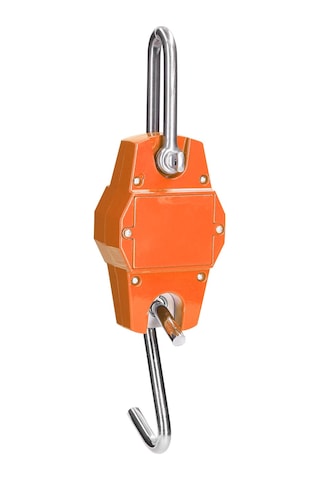 Geeksen 300kg Kapasiteli Mini Endüstriyel Askı Terazi - Lcd Dijital Gösterge, Alüminyum Kasa, Taşınabilir Ve Hassas Ölçüm Turuncu