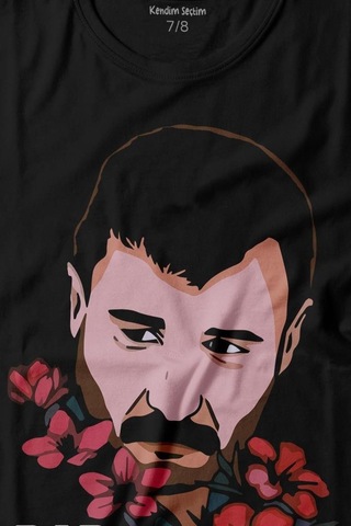 Kendim Seçtim Azer Bülbül Dardayım Arabesk Baskılı Tişört Çocuk T-shirt 001
