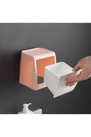 Jeemson Duvar Veya Masa Üstü Kullanıma Uygun Deliksiz Otomatik Geri Tepki Atık/ev Aletleri Saklama Kutusu Gri Gri