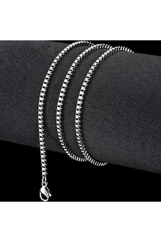 Chavin Gri 2 Mm. 75 Cm. Uzun Erkek Çelik Zincir Dn76 (478255024)