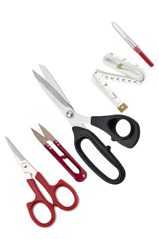 Plastik Saplı 11 No 28 Cm Kumaş Kesim Makası Set Jpt-11