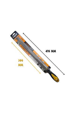 Sgs Saplı Ahşap Törpü Yarım Yuvarlak 12" 300 Mm.