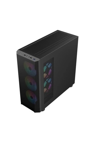 1st Player Fd5-m Siyah 600w 80+ Argb 4x12cm Fan Temperli Cam Mesh Usb 3.0 M-atx Kasa