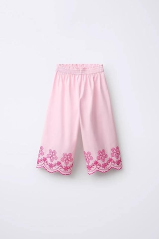 Miniko Kids Kız Çocuk Lazer Kesim Pantolonlu Takım Pembe