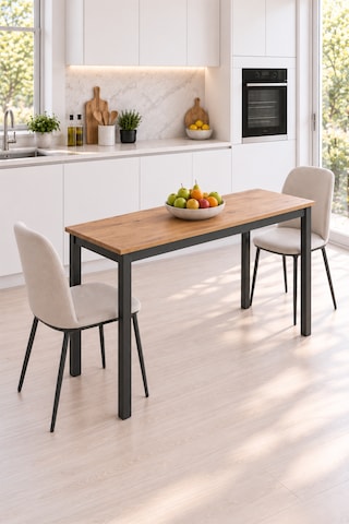 Sehpol Balkon Masası 120x45x73 Cm Antrasit - Atlantik Çam