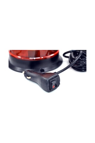 Turuncu Tepe Lamba Mıknatıslı 10 Çakar Fonksiyonlu 12v 24v Led