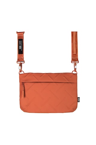 Skinarma Satchel Juno Desenli Naylon Scout Bilek Askı Kayışlı Aksesuar Çantası Turuncu