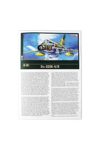 Mistercraft E012 1/72 Su-22 M4r 77 Jbg Savaş Uçağı Plastik Model Kiti-56318