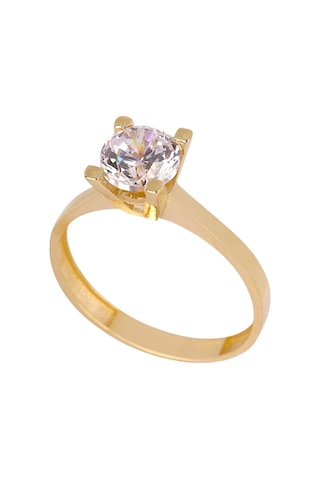 Cigold Tektaş Yüzük 14 Ayar Altın 1.65 Gr Oa-c11601029028