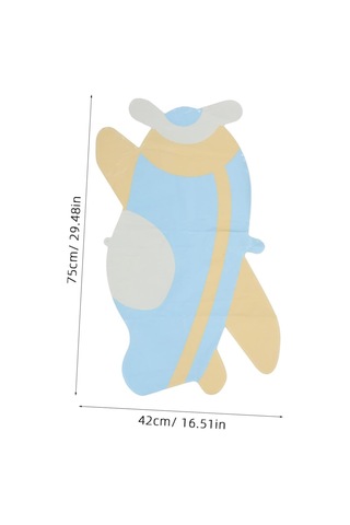 Retro Uçak Folyo Balon 78x42 Cm