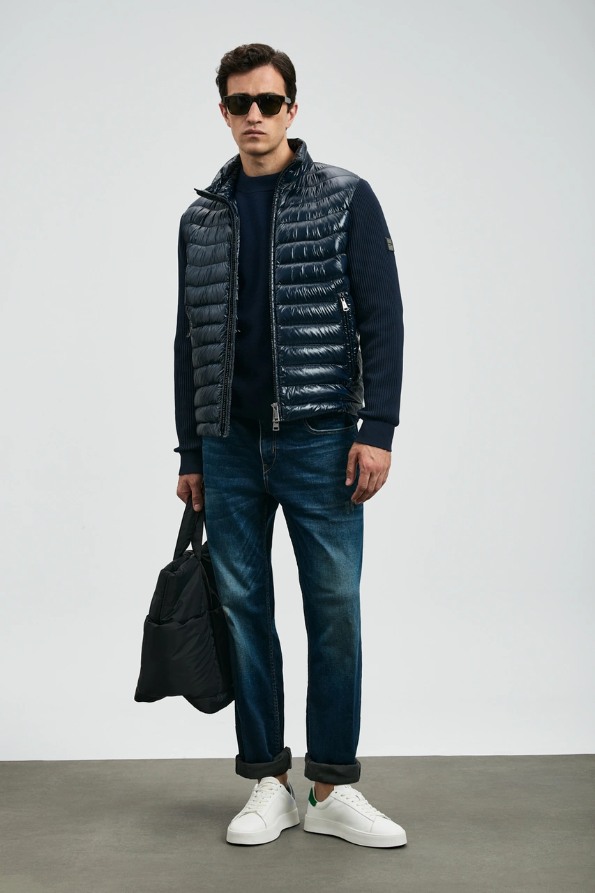 Lufian Anatol Spor Jean Erkek Pantolon Straight Fit Mavi Mavi 112200241100300 Mavi