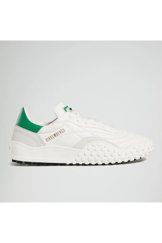 Sneaker Günlük Erkek 27116/cp B Bkku Bikkembergs 64039996 Nappa White/nappa Green Nappa White/nappa Green