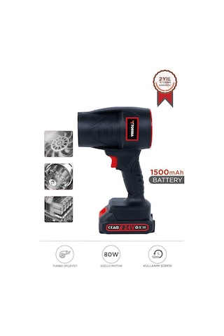 Torima TTB-01 Siyah Yüksek Hızlı Turbo Jet Hava Üfleme Makinesi