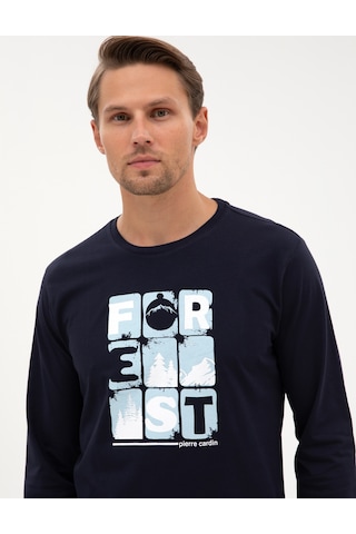 Pierre Cardin Erkek Lacivert Pijama Takım 50322655-200 Lacivert