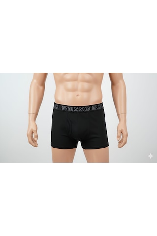Qulothes Erkek 3'lü Pamuklu Likralı Esnek Kumaş Boxer Çok Renkli