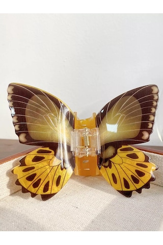 Symbol Kelebek Canlı Saç Tokası 230890013 Gri