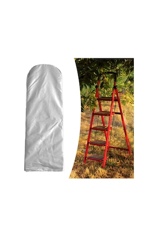 Homyl Katlanır Merdiven Kılıfı Taşınabilir Gümüş
