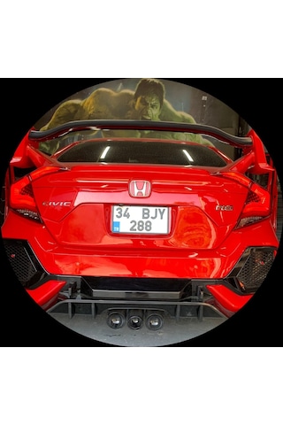 Honda Civic Fc5 Kare Plakalik 2016-2022 547418176