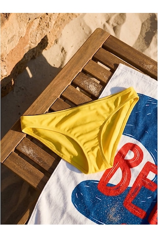 Lcw Dream Sarı Kadın Düz Bikini Alt