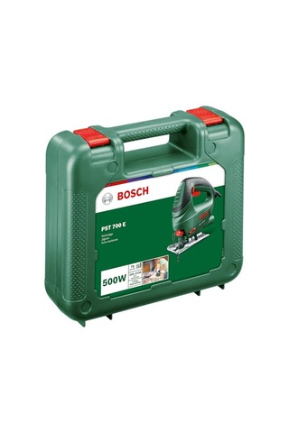 Pst 700 Elektrikli Dekupaj Testeresi 500 Watt Taşıma Çantalı Renk Yeşil Siyah Dakikada 3000 Devir Hava Üfleme Fonk