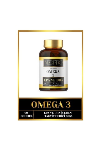 Neopro Collagen- Omega 3 - Balık Yağı Vitamini - 60 Softgel