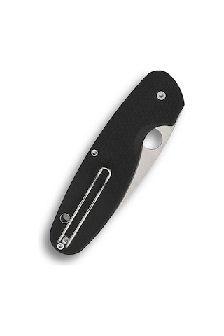 Spyderco Emphasis Black G-10 Combinationedge Kamp Çakı Siyah
